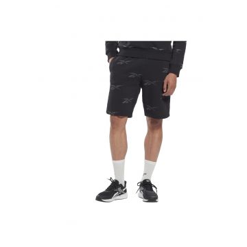 Pantaloni scurti sport barbati -  bumbac/poliester - negru