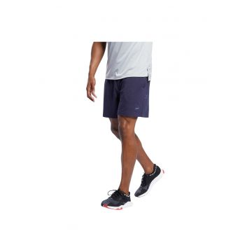 Pantaloni scurti sport barbati  viscoza/elastan/poliester - bleumarin