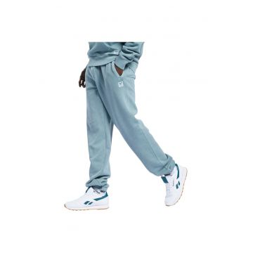 Pantaloni sport barbati  bumbac organic - talie elastica - albastru