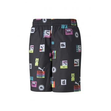 Pantaloni sport barbati  model Love AOP - imprimeu - hidrofug - 100% poliester -