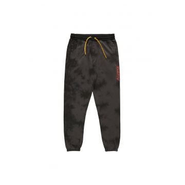 Pantaloni sport barbati -  negru - fleece