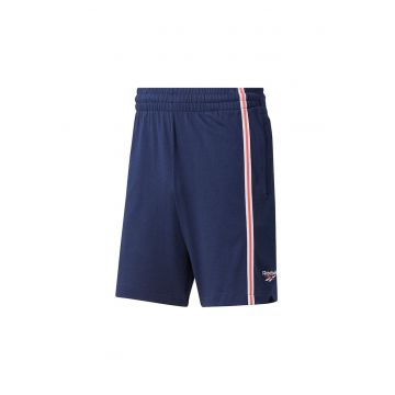 Pantaloni sport scurti barbati -  bleumarin -