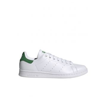 Pantofi -  Piele naturala - Alb/Verde -
