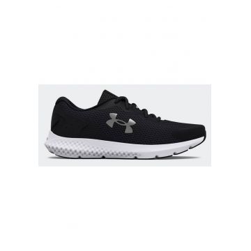Pantofi sport barbati -  Charged Rogue 3 - negru/argintiu metalizat - material usor si respirabil - talpa intermediara cu absorbtie a socurilor