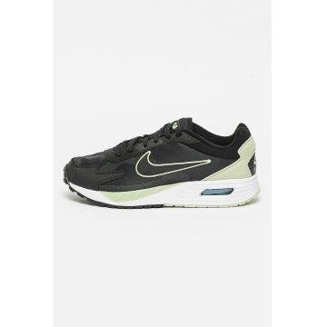 Pantofi sport cu insertii de plasa Air Max Solo - Negru/Verde pal