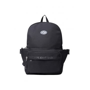Rucsac  Octavio - 3 buzunare exterioare - 40x32x15.5cm - negru