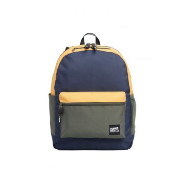 Rucsac Superdry City Pack - albastru inchis/galben - 40x29x13cm