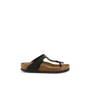Slapi unisex  model GIZEH_BIRKO-FLOR - Negru