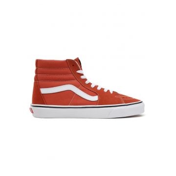 Tenisi barbati -  UA SK8-Hi Cthr VN0005U9GWP1 - piele intoarsa/panza - portocaliu