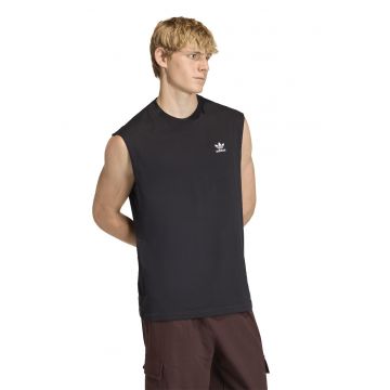 Top cu decolteu la baza gatului Trefoil Essentials - Negru
