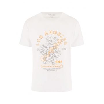 Tricou barbat -  Flower Embro Tee - maneca scurta - bumbac -