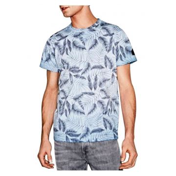 Tricou =barbati  albastru - bumbac
