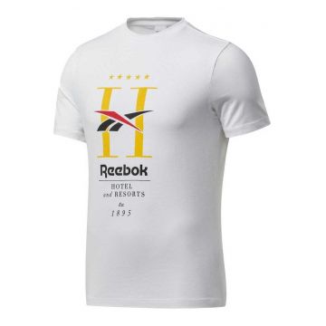Tricou Barbati  Classic Gp Hotel Tee FT7403 - Alb