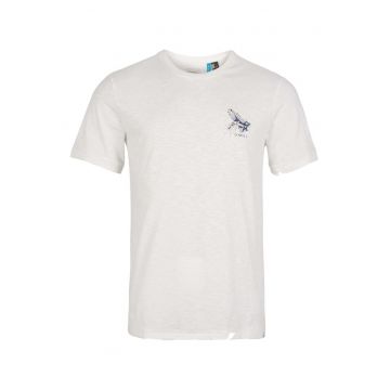 Tricou barbati  maneca scurta - gri deschis - bumbac organic -