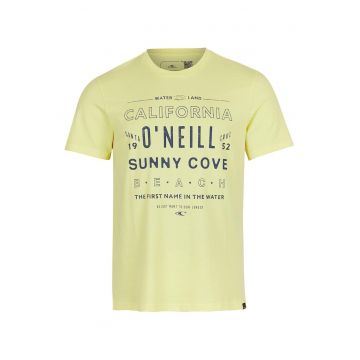 Tricou barbati  Muir - bumbac 100% - galben - croiala regulata