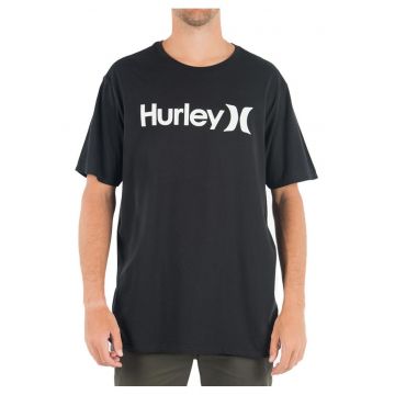 Tricou barbati -  One And Only - solid - negru - bumbac