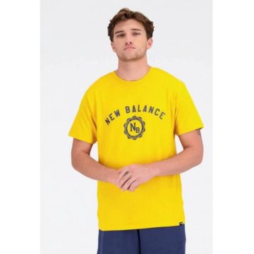 Tricou sport barbati -  Bumbac/Poliester - Galben -