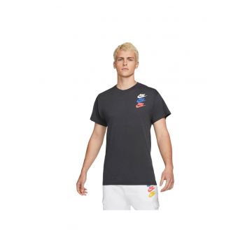 Tricou sport  Sportswear Standard Issue - croiala lejera - gri - bumbac