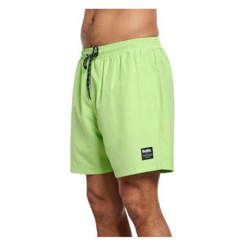 Costum de baie Bermuda barbati  talie elastica - doua buzunare - verde - poliester