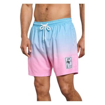 Costum de baie Bermuda barbati  uscare rapida - talie elastica - poliester si spandex - Multicolor