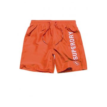Costume de baie barbati - Superdry - Code Applque - portocaliu - 19 inch -