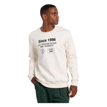 Hanorac barbati  casual - captuseala fleece - moale - bej - poliester-elastan