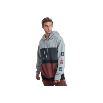 Hanorac sport barbati 1212-952225 -  Bumbac/Poliester - Gri -