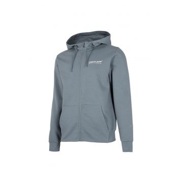 Hanorac sport barbati  croiala regulata - gluga ajustabila - bumbac/poliester - gri