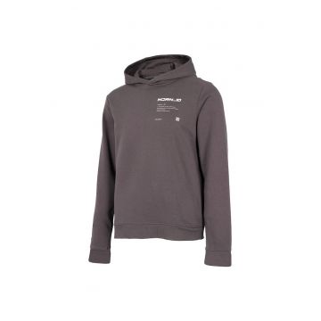 Hanorac sport barbati H4Z22-BLM025 -  Bumbac/Poliester - Gri inchis -