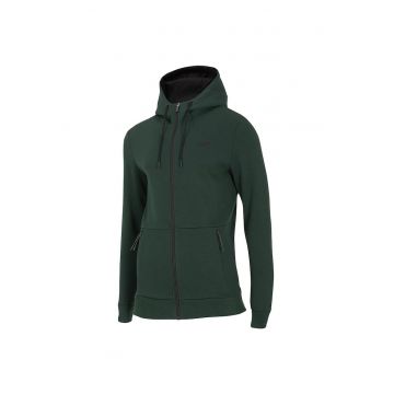 Hanorac sport barbati  verde - bumbac - fitness -
