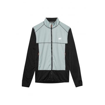 Jacheta sport barbati  croiala regulata - membrana NEO DRY - doua buzunare laterale - poliester - negru/albastru -