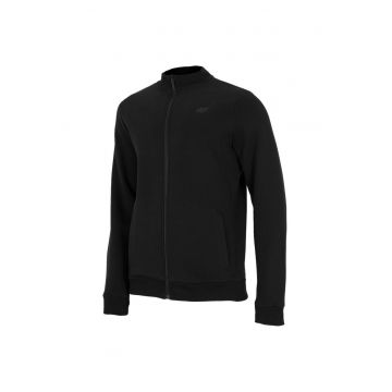Jacheta sport  croiala regulata - neagra - bumbac/poliester