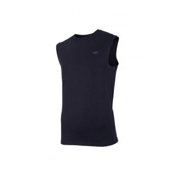 Maiou sport barbati -  croiala regulata - negru - bumbac -