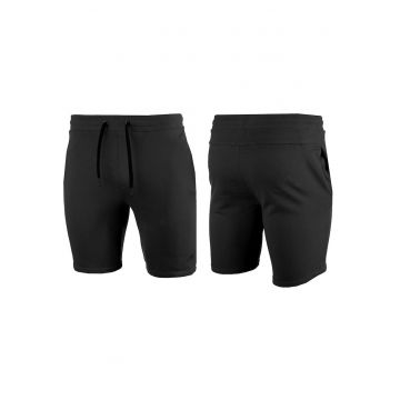 Pantaloni barbati -  Bumbac/Poliester - Negru - Negru