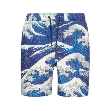 Pantaloni scurti de baie barbati Superdry - vintage - albastru -