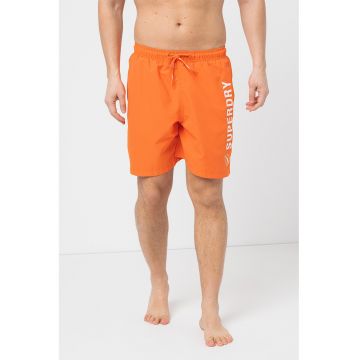 Pantaloni scurti de baie relaxed fit Code Applique 19 Inch - Portocaliu
