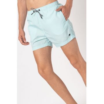 Pantaloni scurti relaxed fit de baie Studios - Albastru aquamarin