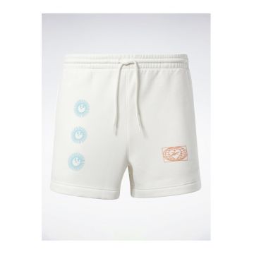 Pantaloni scurti unisex -  Bumbac/Poliester - Alb - Alb