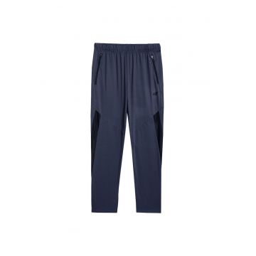 Pantaloni sport barbati  bleumarin - uscare rapida - talie elastica - doua buzunare cu fiermoar