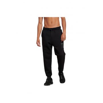 Pantaloni sport barbati  Brohemian - captuseala fleece - bumbac/poliester - negru