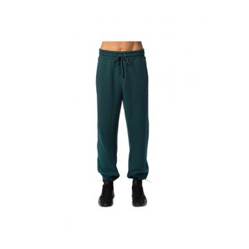Pantaloni sport barbati  talie elastica - bumbac/poliester - verde -