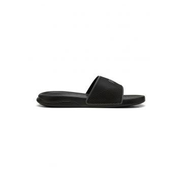 Papuci cu logo in relief Popcat 20 Go - Negru/Negru stins