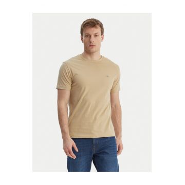 Tricou barbati -  bumbac 100% - bej - Bej
