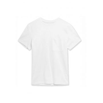 Tricou barbati -  Bumbac - Alb.