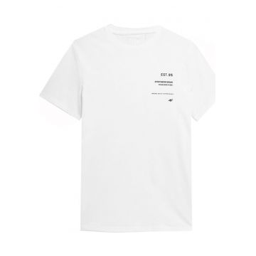 Tricou barbati -  Bumbac - Alb - Masura - Alb
