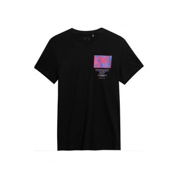 Tricou barbati -  Bumbac - Negru -