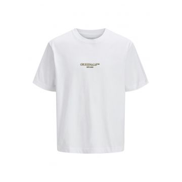 Tricou barbati -  croiala regulata - alb - bumbac