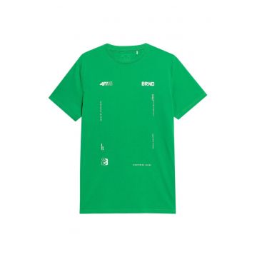Tricou barbati  verde - bumbac
