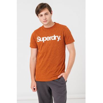 Tricou cu imprimeu logo Vintage Core - Alb/Portocaliu stins