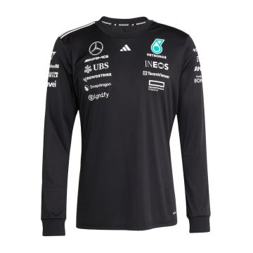 Tricou cu maneca lunga  F1 adidas 2025 - Barbati - Negru - Negru